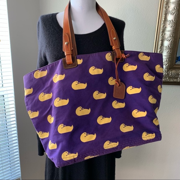Dooney & Bourke Handbags - DOONEY & BOURKE | Large Duck Tote LSU Colors